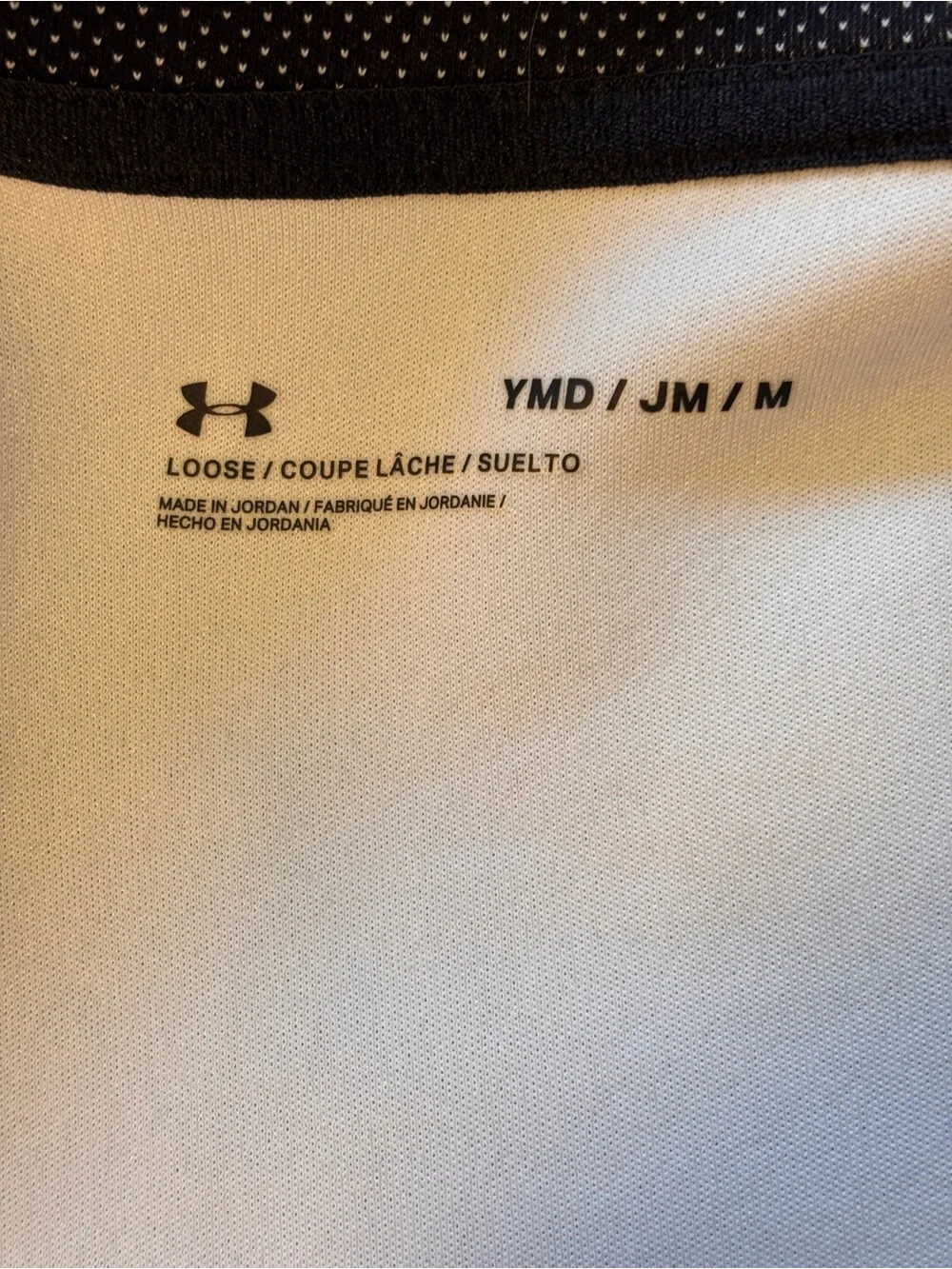🌸 Under Armour Youth Medium Full Zip Black and White Performance Jacket